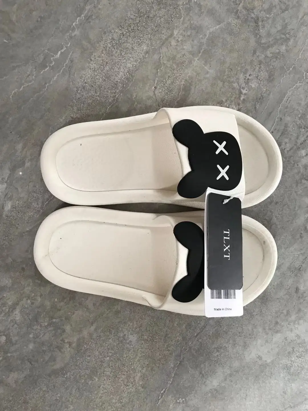 Домашние мягкие тапочки TLXT с утолщенной подошвой нескользящая комнатная обувь