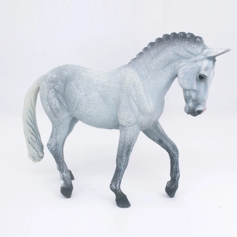 

CollectA Horse Country Farm Animals Trakehner Stallion Grey Plastic PVC Simulation Toys for boys and girls #88733