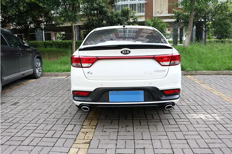 Диффузор для заднего бампера Kia RIO K2 2017 2019 фотоаксессуары материал из АБС пластика