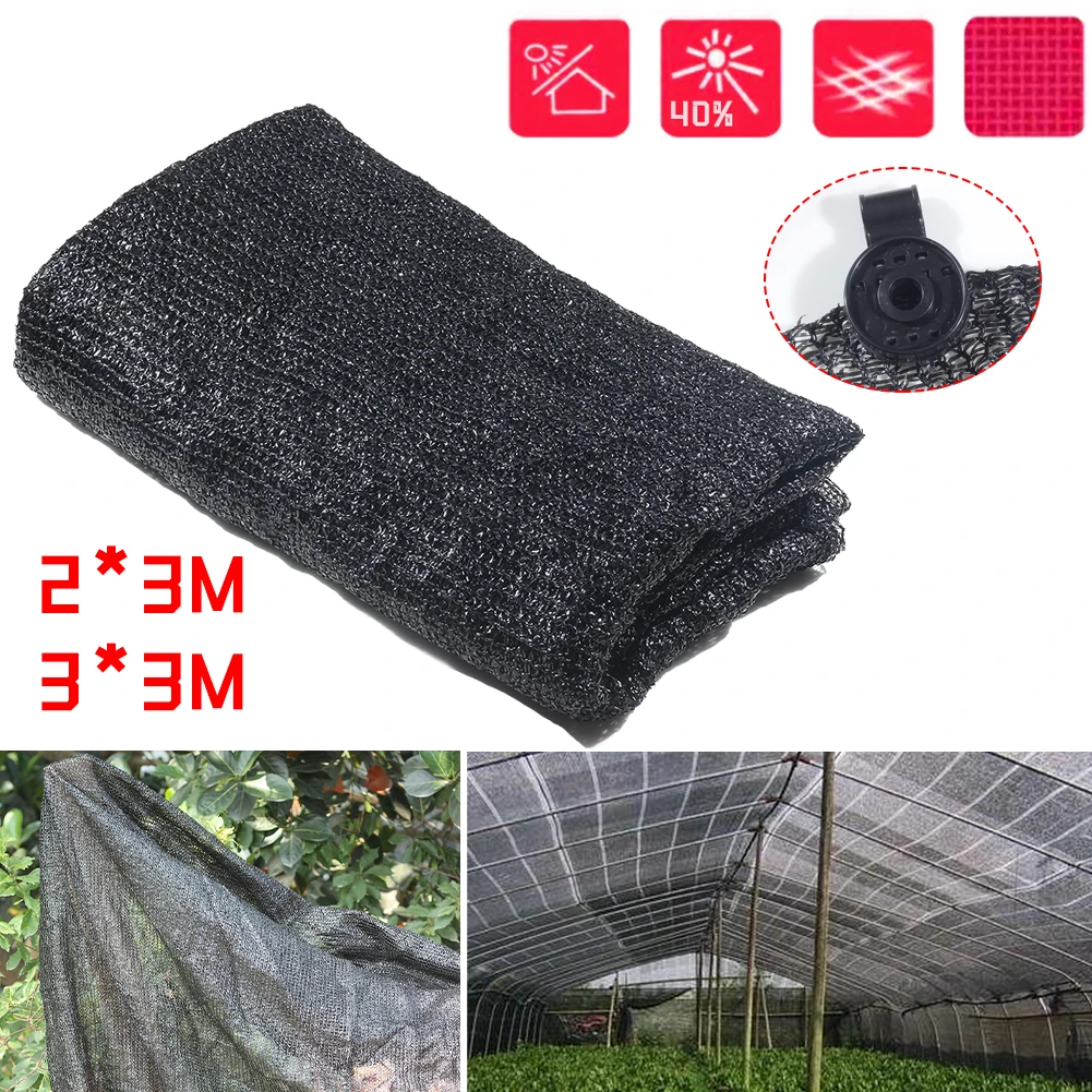 

Anti-UV 40% Sunblock Shade Cloth Cover Sunshade Net Outdoor Sun Mesh Shade UV Protection Net Breathable Garden Plant Greenhouse