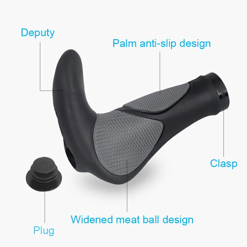 Ручки для руля велосипеда противоскользящие амортизирующие эргономичные ручки