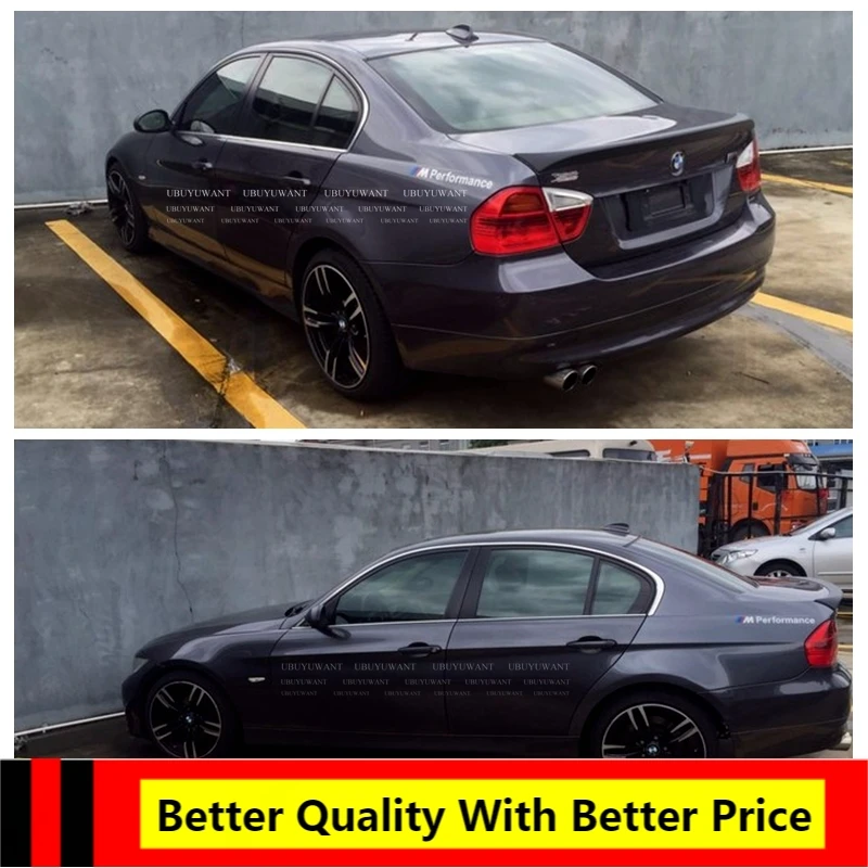 

EPFBSQP для BMW E90 3 серии 2005-2011 ABS окрашенный задний спойлер багажник крыло багажника украшение автомобильный Стайлинг
