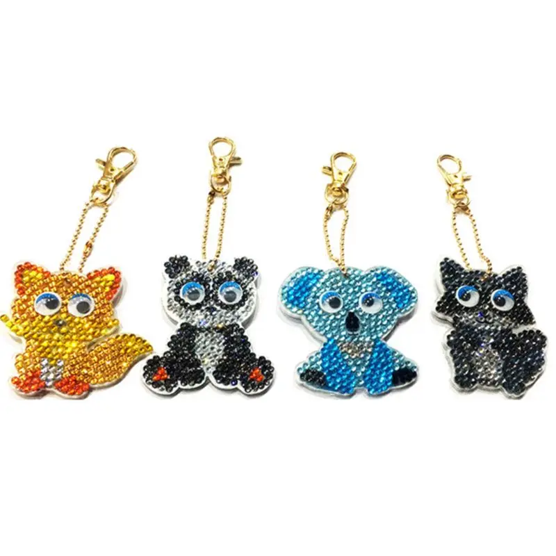 Брелок для ключей сделай сам с мультяшными животными | Игрушки и хобби