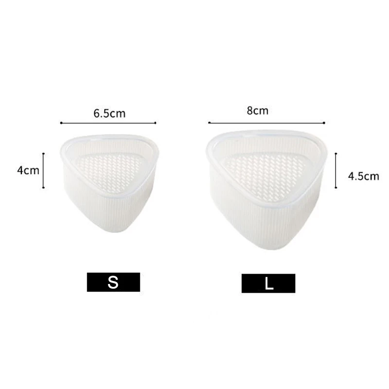 

Newly 2pcs Sushi Mold Onigiri Rice Ball Bento Press Maker Mold Triangle Sushi Make Mold DIY Tools Utility Kitchen TE889