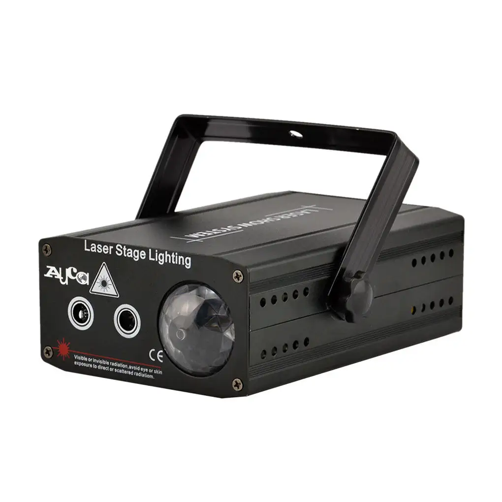 2 линзы красный зеленый Gobos звуковой лазерный Lezer светильник RGB светодиодные