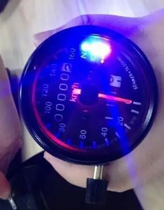 Универсальный одометр для мотоцикла 12 В двойной измеритель скорости