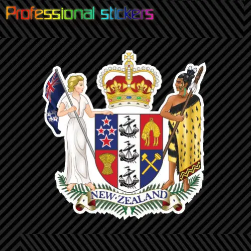 Наклейка на герб оружия New Zealander Виниловая наклейка Новая Зеландия флаг киви NZK NZ s