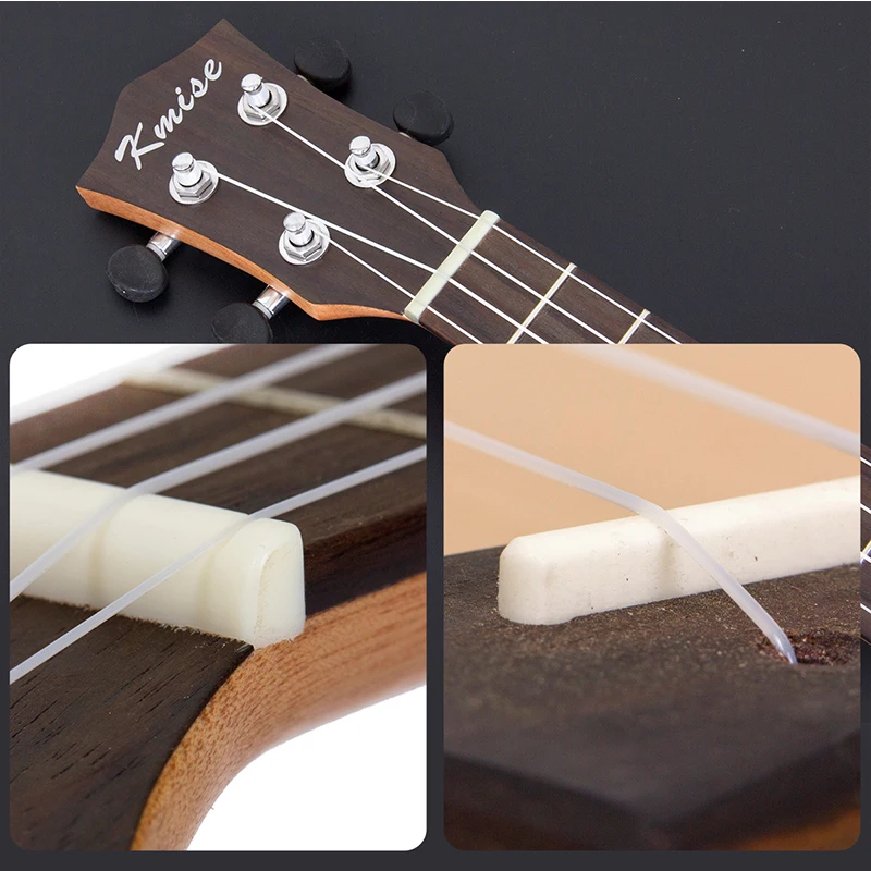 Kmise Solid Spruce Concert Ukulele Kit Ukelele Uke Hawaii Guitar 23 inch 18 Fret enlarge