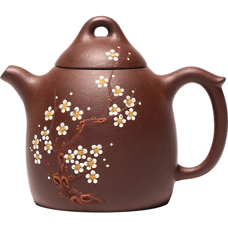

Yixing purple clay teapot folk artist pure handmade teapot