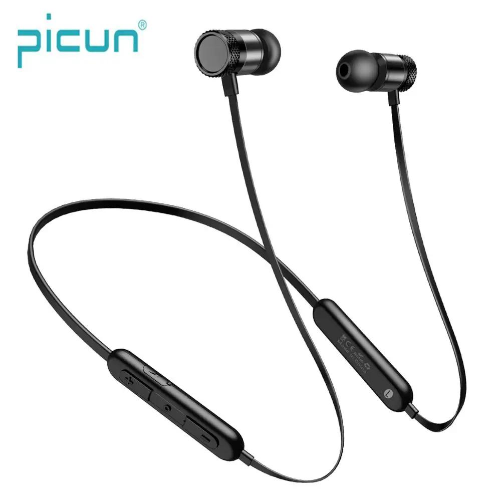 Picun S9 фитнес Bluetooth 5 0 наушники магнитные Спортивные Беспроводные стерео супер бас
