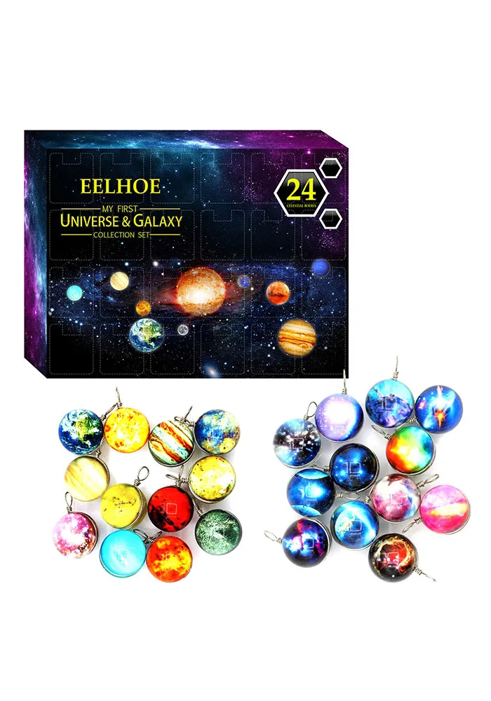

24pcs Cosmic FORGalaxy Advent Calendar Interesting 2021 New Year Toys Earth Science Kit Children's Educational Toys For Kid Gift