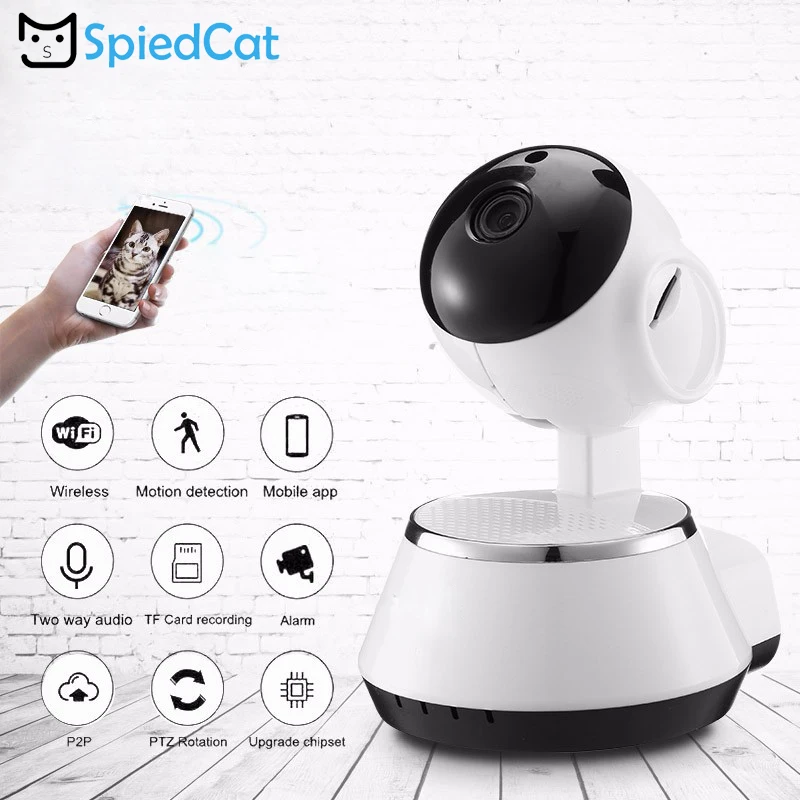 HD мини проектор для домашнего защиты детей и домашних животных видеонаблюдения