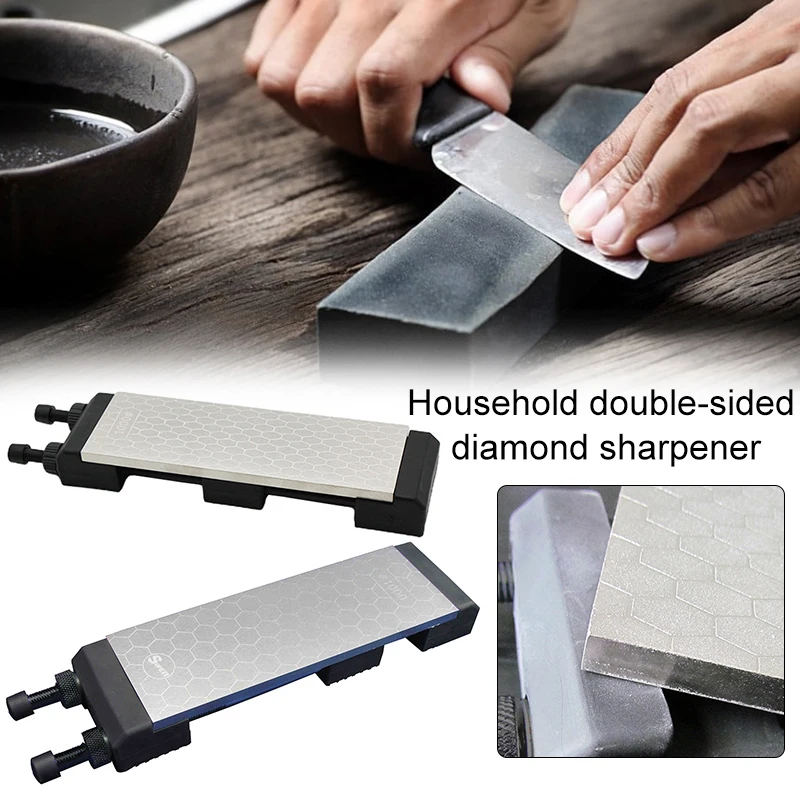 Двусторонний точильный камень точильная пластина с основанием|Точилки| |