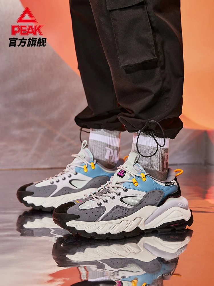 

Peak men's outdoor shoes 2021 New Retro wear resistant and antiskid running shoes