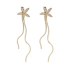 Модные новые элегантные серьги-бабочки с блестками в Корейском стиле, высококачественные серьги 2020