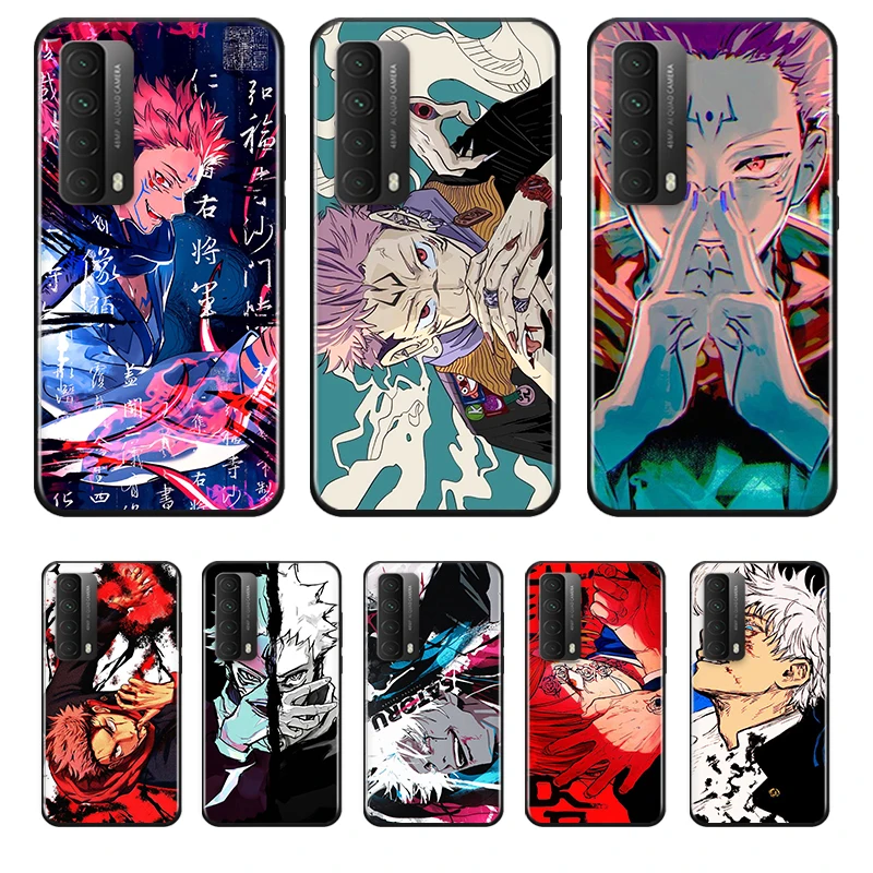 

Jujutsu Satori Gojo For Huawei Y9A Y9S Y9 Y8P Y8S Y7A Y7P Y7 Y6 Y6P Y6S Y5P Y5 Prime Pro 2019 2020 Black Soft Phone Case