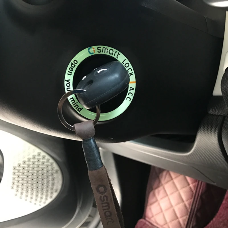 Светящаяся Автомобильная наклейка для Smart 453 двух четырех автомобильных ключей