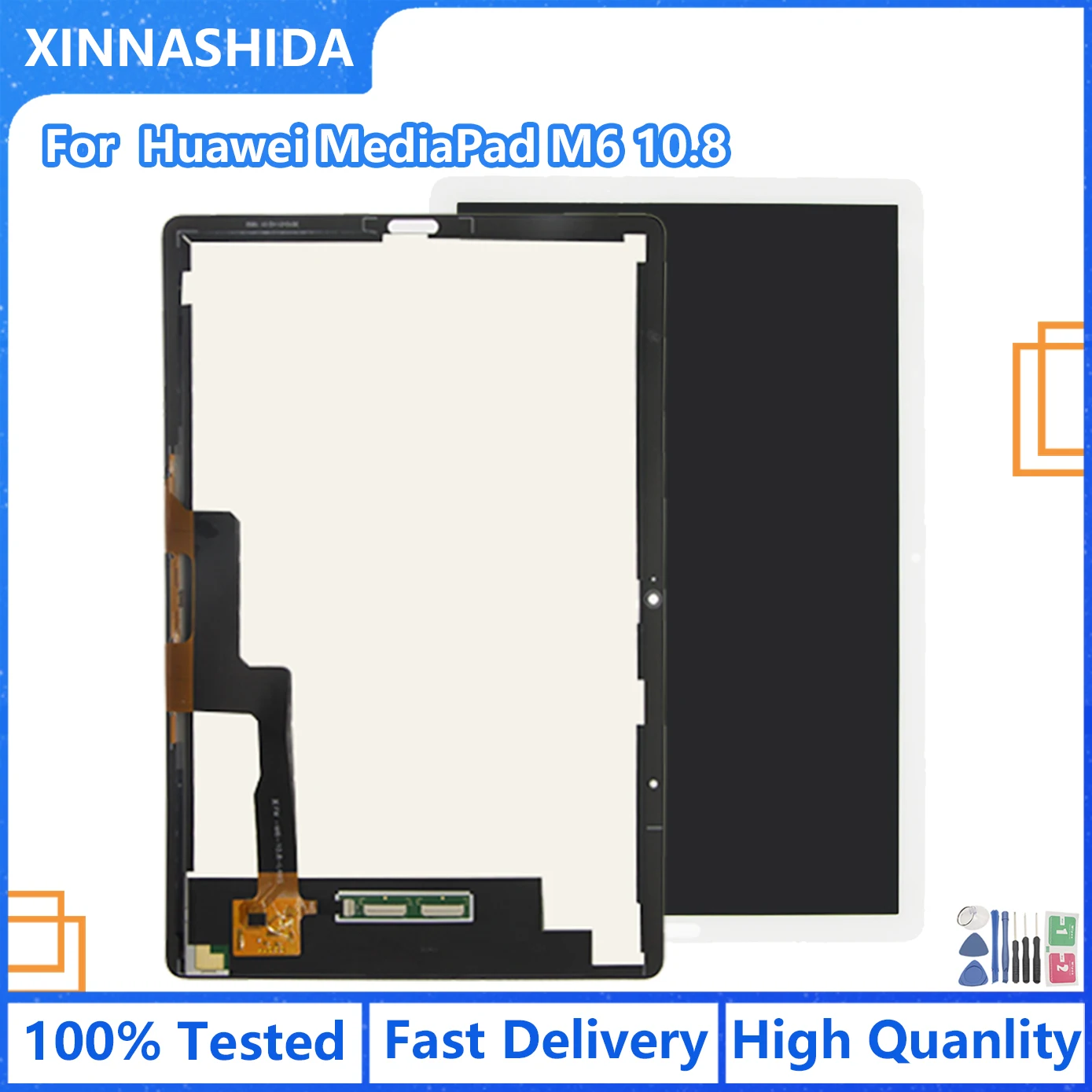 Новый планшетный ЖК-дисплей 10 8 дюйма для Huawei MediaPad M6 SCM-W09 SCM-AL09 сенсорный экран