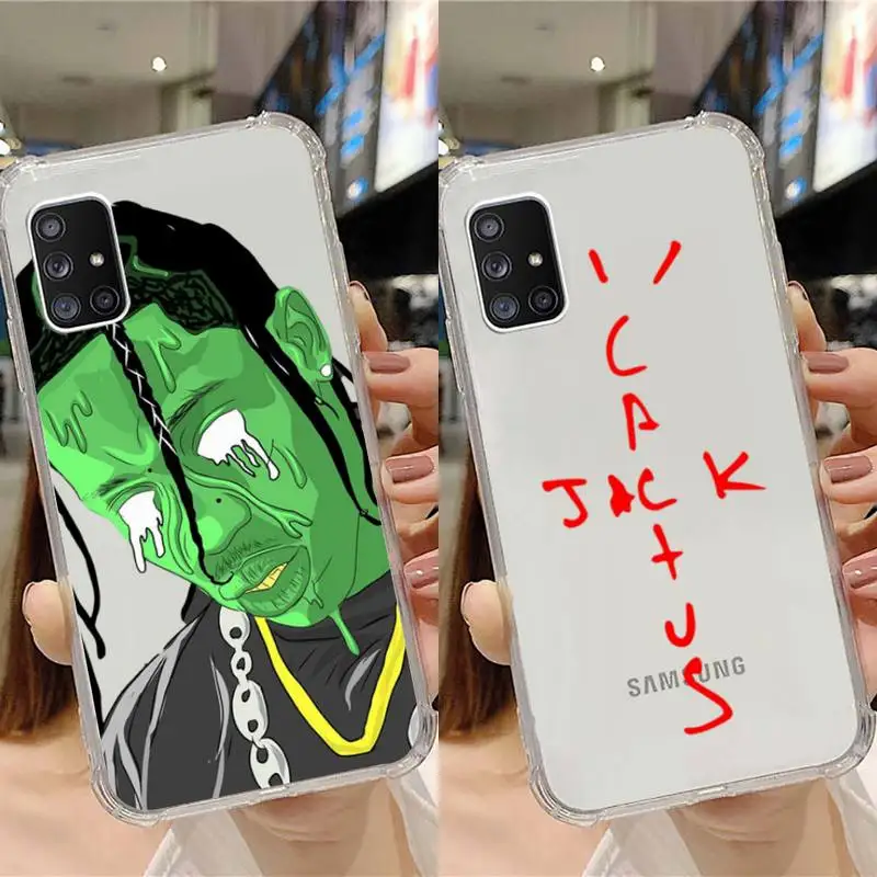 

cactus jack Phone Case Transparent For Samsung Note A 7 8 9 10 20 50 51 71 90 20 11 81 e LITE Ultra PRO