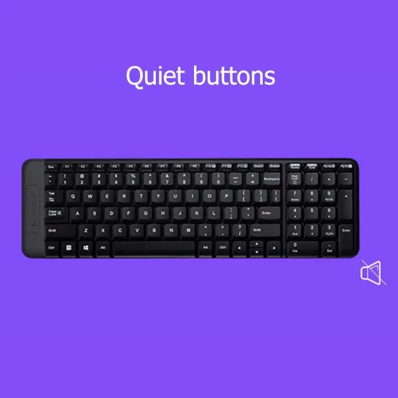 Комплект беспроводной клавиатуры и мыши logitech MK220, 104 клавиш, беспроводная клавиатура, 1000 точек/дюйм, мышь, usb-приемник, набор подключи и работай для работы