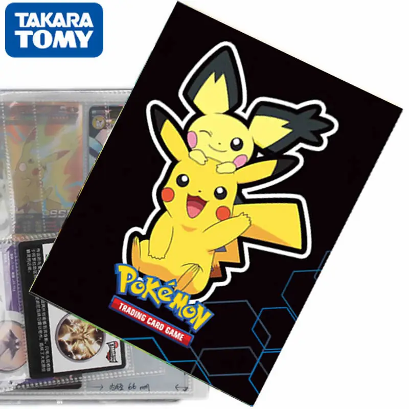 Детская одежда на рост 80 240 шт. Карты Покемон альбом TAKARA TOMY классный Пикачу