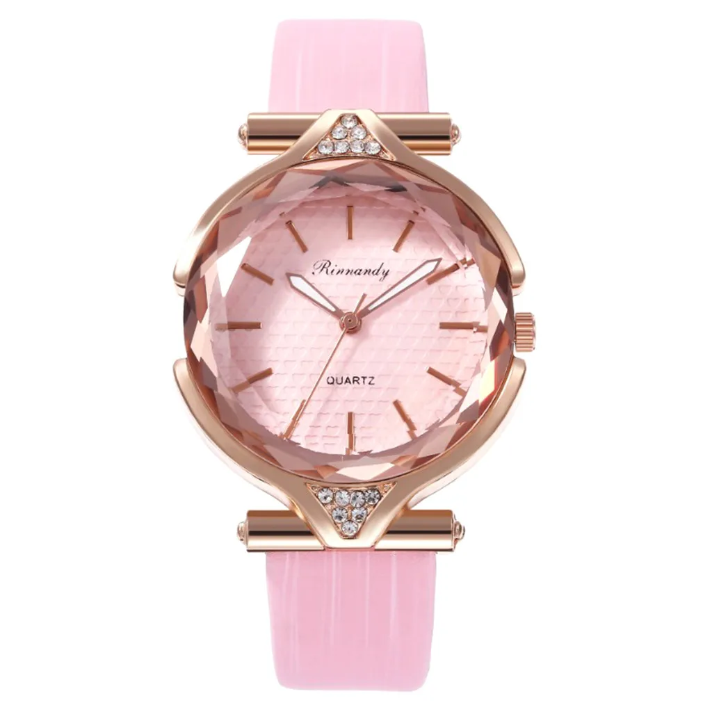 

Fashion Student Watches Simple Ladies Personality Crystal Quartz WristWatch Women Leather belt Watch reloj mujer Dropshpping /d