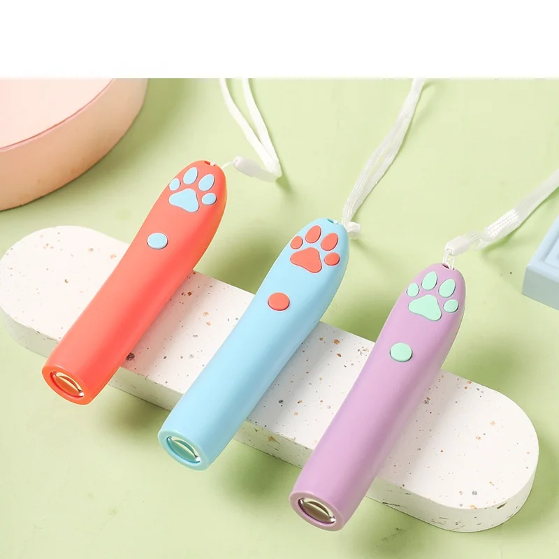 

Pet Toy LED Laser Tease Cat Stick Puzzle Puzzle Pointer Interactive Toy and Bright Animation Mouse Shadow Small Animal Toy