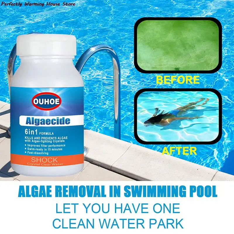 

50 шт. средство для отпугивания водорослей для бассейна Хлорная таблетка для удаления Моха в аквариуме