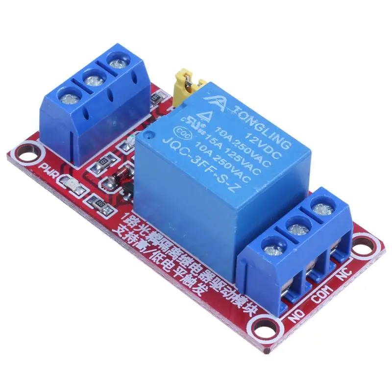 1-канальный 12 В H / L переключатель уровня оптрон релейный модуль для Arduino Новый |