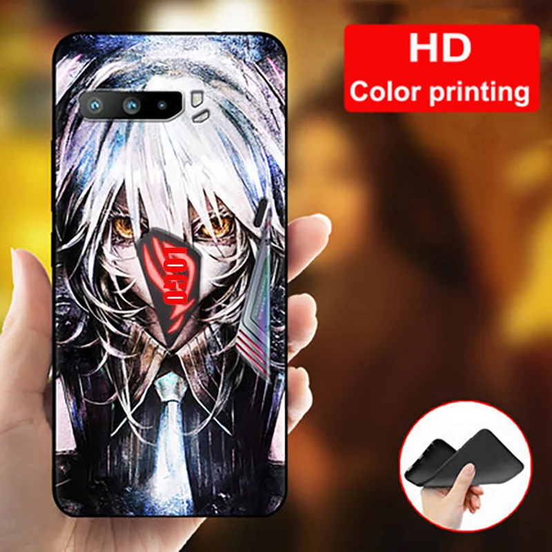 Для Asus ROG Phone 3 Чехол Мягкий Тонкий силиконовый чехол тонкий для телефона с