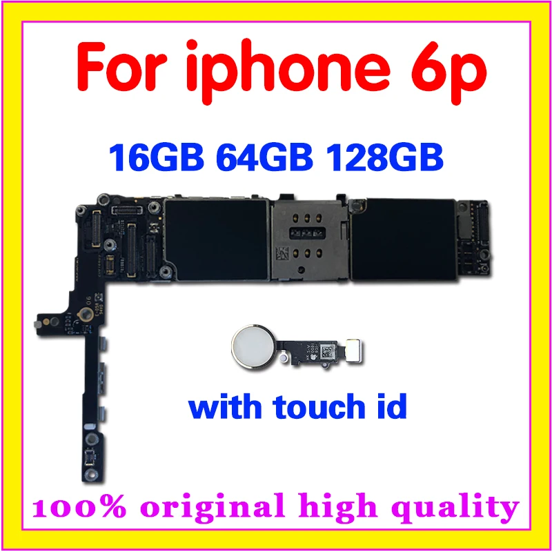 С сенсорным ID/без сенсорного ID для iphone 6 plus материнская плата с полной