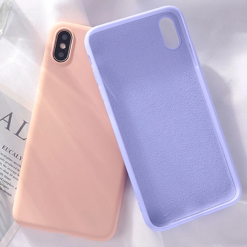 Чехол для телефона HATOLY OPPO Realme Q жидкий силиконовый чехол s 5 Pro тонкий мягкий ТПУ покрытие из микрофибры