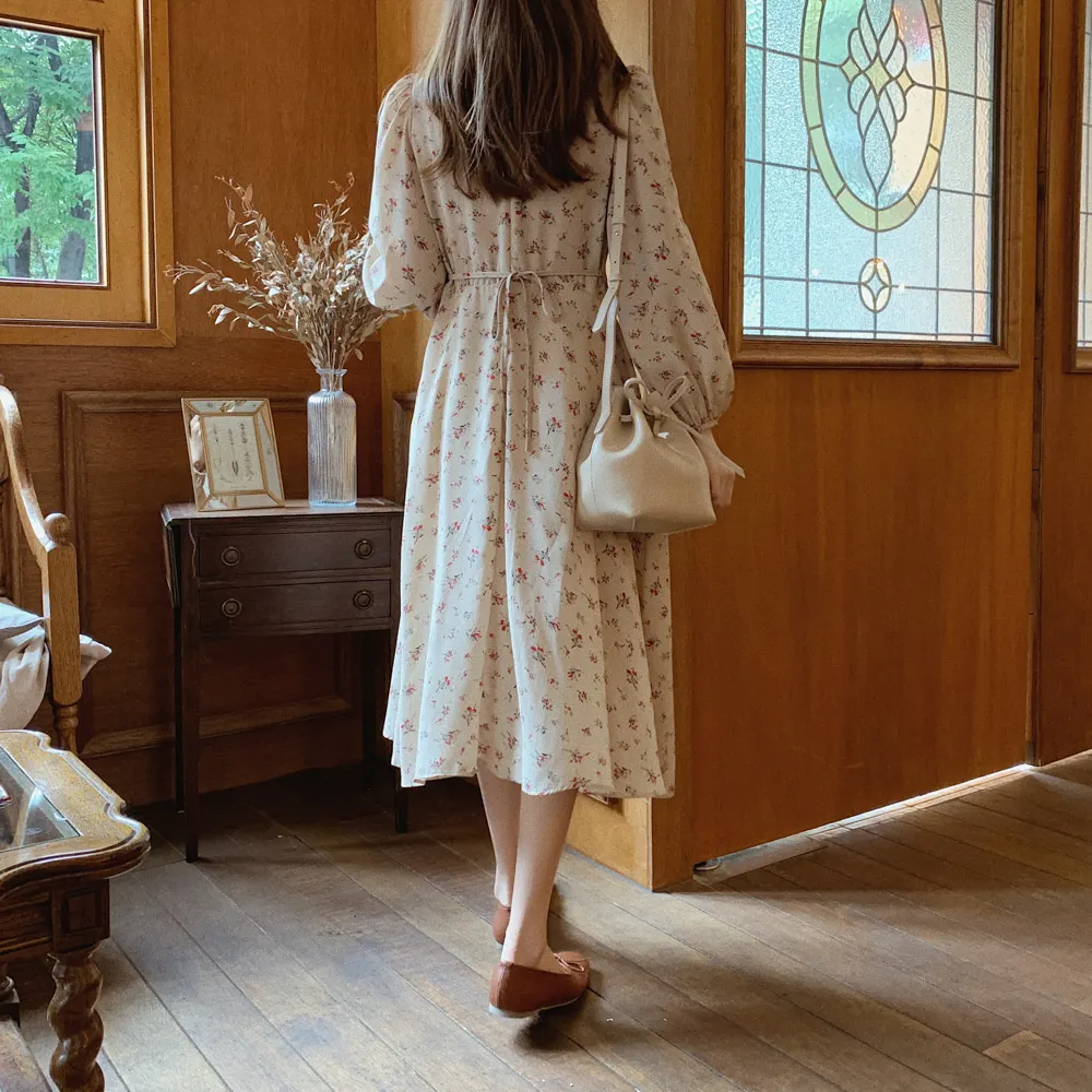 S XL размера плюс новое весеннее платье для девочек Бохо вечерние шифоновые Женские винтажные платья с принтом с длинным рукавом Женские платья длинное платье Vestido