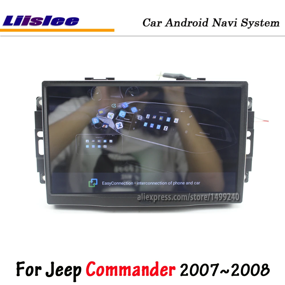 Liislee автомобиль Android 8,0 для Jeep Commander 2007~ 2008 стерео радио Carplay экран видео gps навигация Мультимедиа без DVD плеера