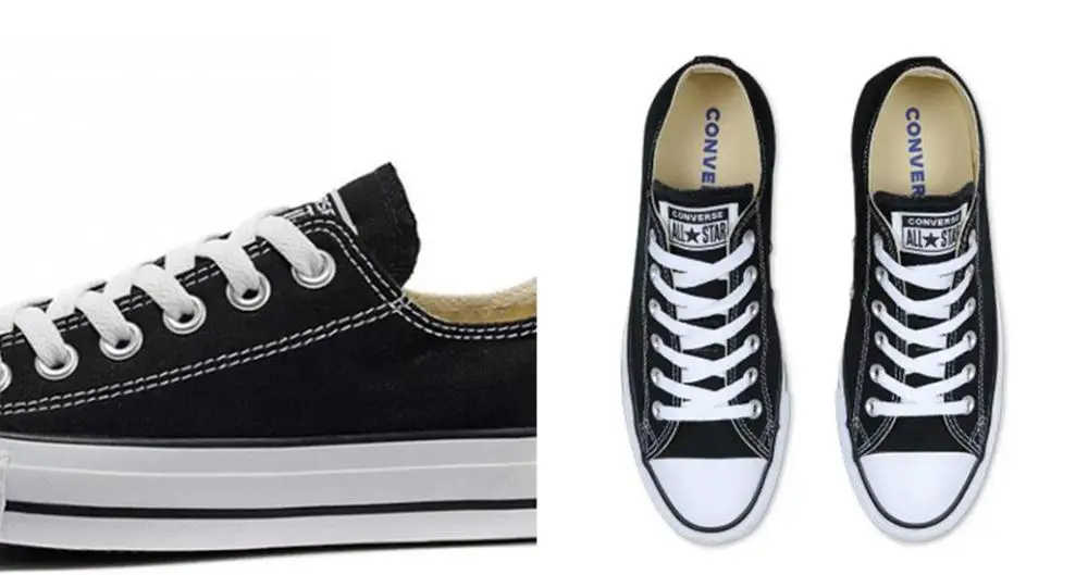 

Converse Chuck Taylor All Star Core, baskets de skateboard unisexes, chaussures de sport classiques noires basses en toile