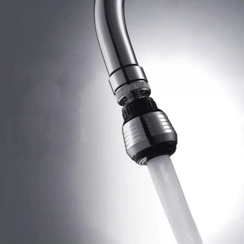 Вращающийся на 360 градусов изогнутый водосберегающий кран аэратор диффузор