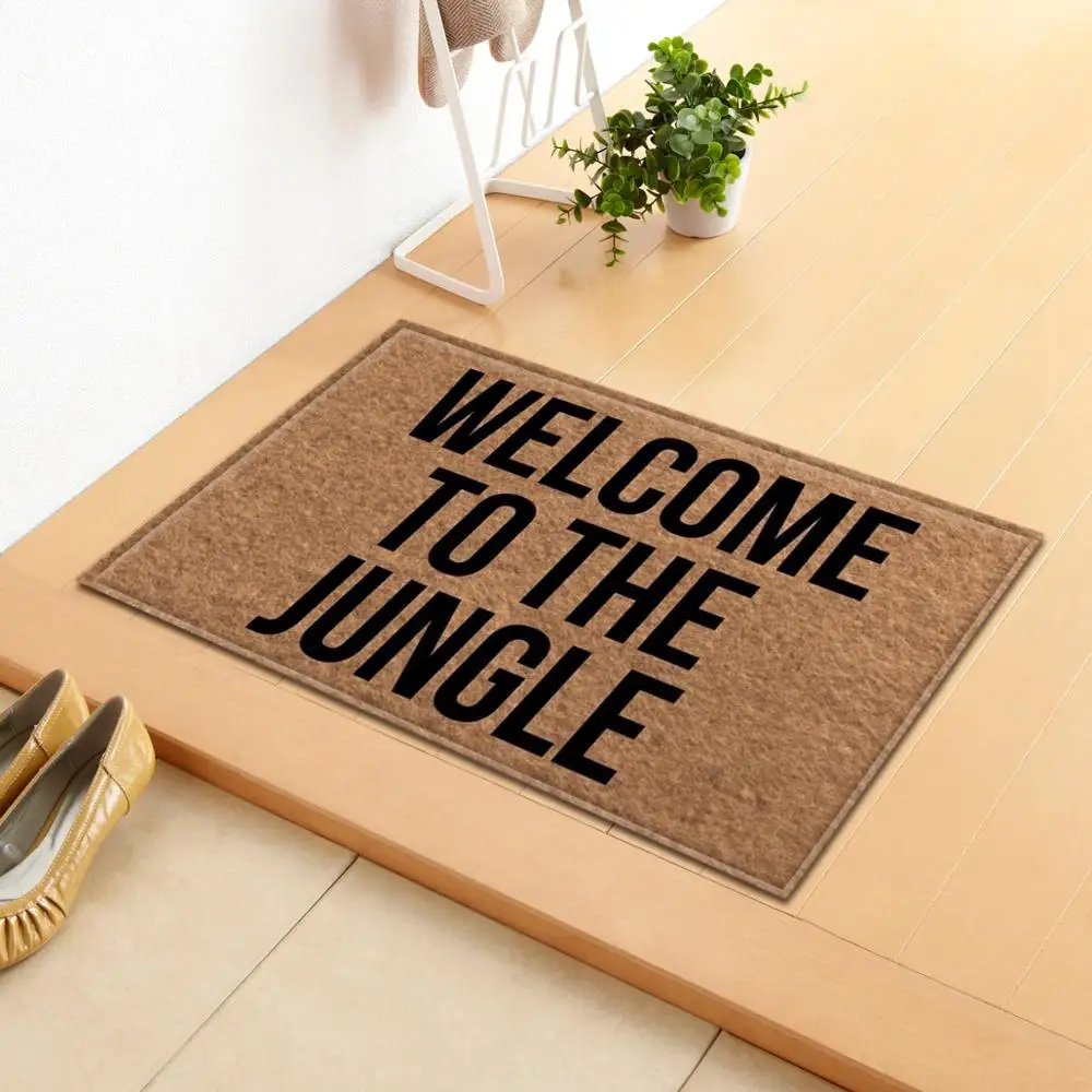 Современный входной коврик с рисунком лимона противоскользящий Впитывающий