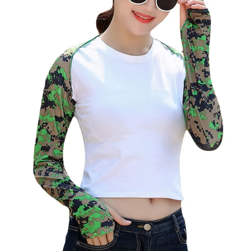 

1Pairs Outdoor Ice Silk Arm Sleeves Cover Sun UV Protection Men Women Sports Cycling Running Cooling Arm Sleeves