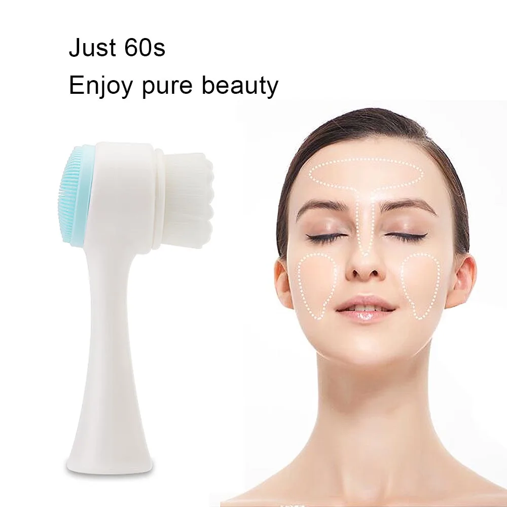 Щетка для мытья лица удаление черных точек очистка массажный продукт