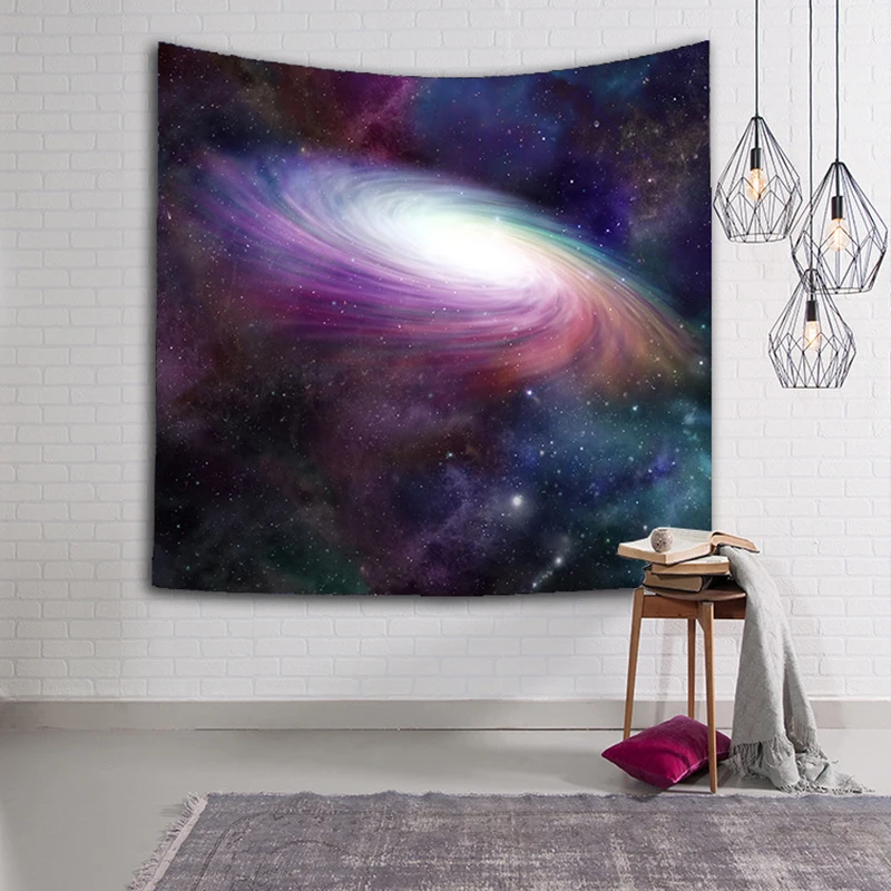 

Starry Night Galaxy Decor Psychedelic Tapestry Wall Hanging Indian Mandala Tapestry Hippie Chakra Tapestries Boho Wall Cloth