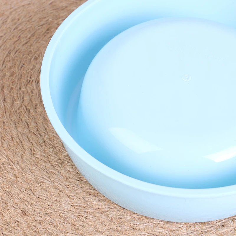 

Pet Dog Feeding Food Bowls Round No Spill Colorful Feeder Bowl for Small Animals