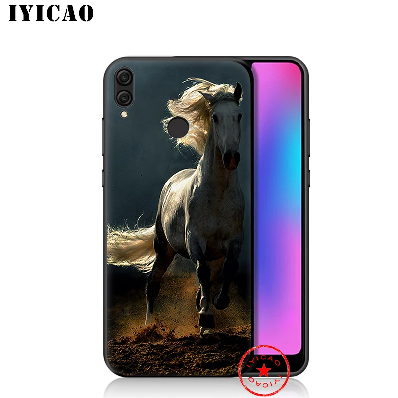 IYICAO Конь Арт мягкий чехол для huawei Honor 20 10 9X9 8C 8X8 7X 7C 7A 6A Nova 5i 4 3i 2 2i Lite рro вид