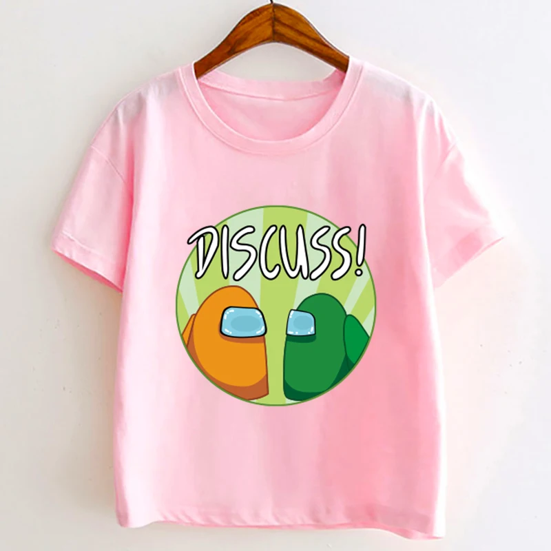 

Impostor T-Shirt 2021 American Hot Game Children's New Summer Round Neck Boys and Girls Casual Cute Clothing Baby 3-14T Tops