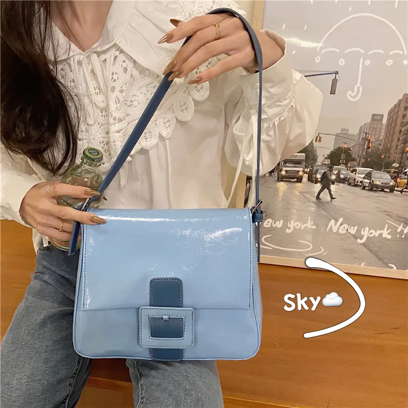 

Новый продукт весна 2020, маленькая поясная сумка, модная лакированная кожа, женская сумка через плечо, поясная сумка, сумка через плечо, сумка...