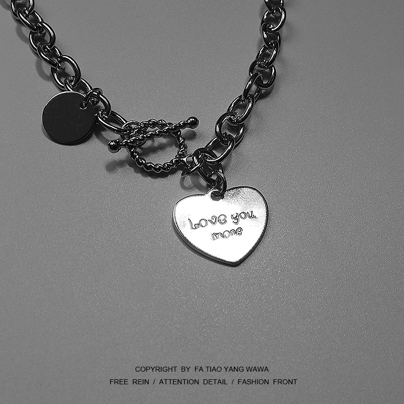 

Don't hook the love letter on the necklace