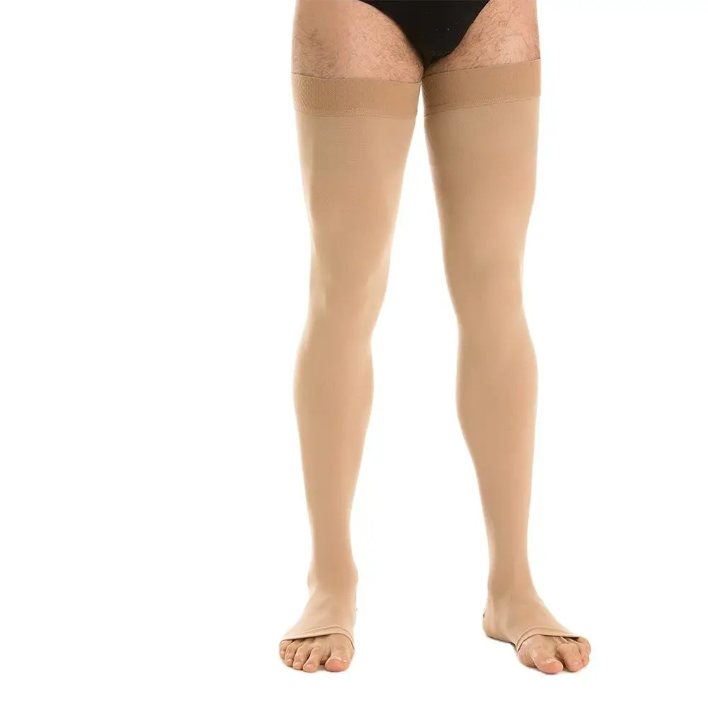 

Компрессионные чулки для мужчин и женщин, с открытым носком, 20-30 мм рт. Ст., градиентные поддерживающие носки DVT, для беременных, для варикозно...