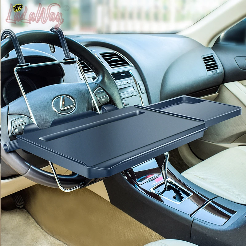 2 в 1 Автомобильный руль поднос под руль/Подставка спинку сиденья для еды пищи