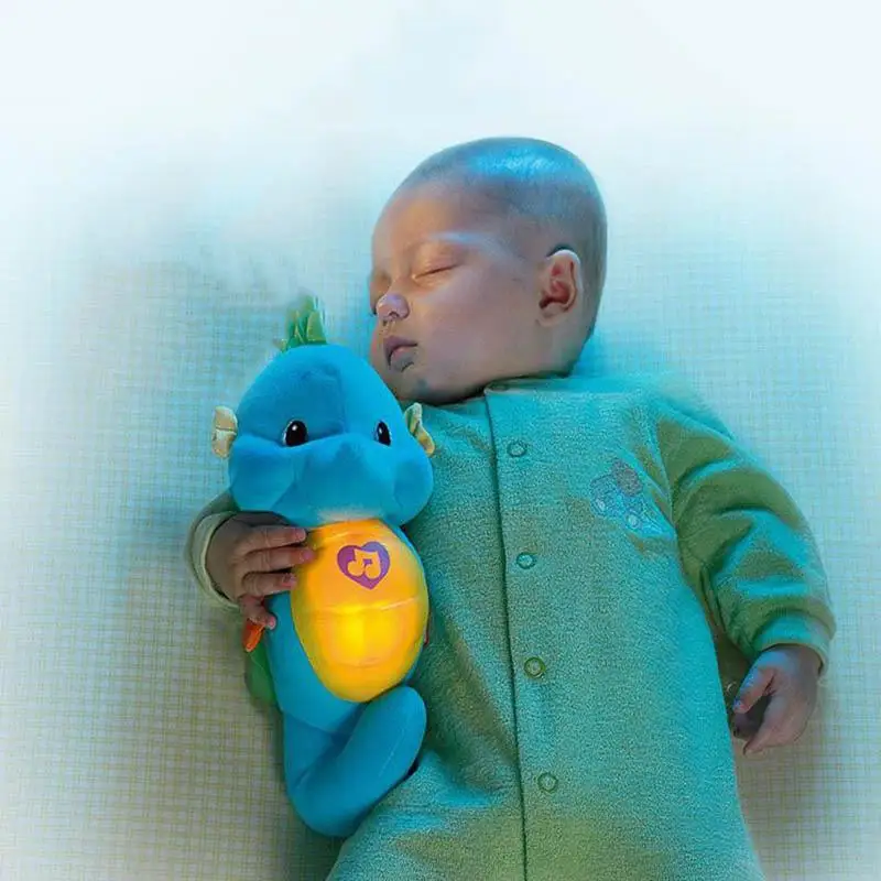 

Симпатичные детские игрушки, мягкие плюшевые игрушки, кукла морской лошадь, музыкальные игрушки со звуком, детская игрушка для сна с лампой,...