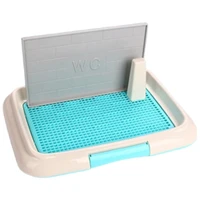 wholesale plastic doggie indoor pet potty tray park corner dog toilet dog wee pee pads tray toilet for dog