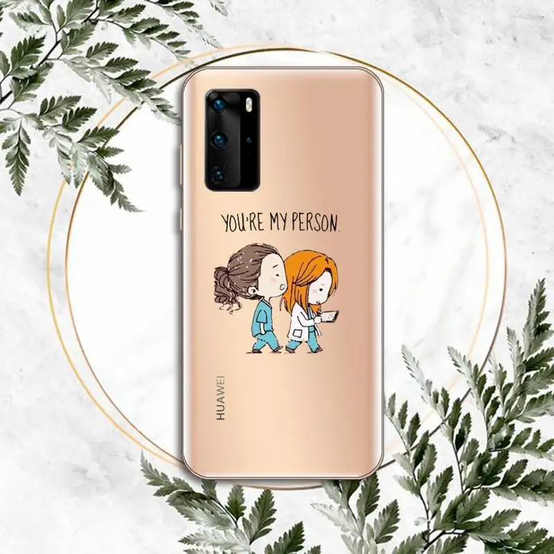 

Medicine Doctor Nurse Phone Case Clear Transparent for huawei honor P 40 30 20 lite Pro 10 i 8 9 x p smart 2019